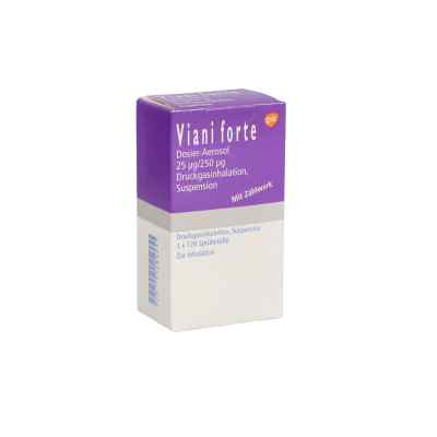 Viani forte 25μg/250μg 120 stk von GlaxoSmithKline GmbH & Co. KG PZN 01484017