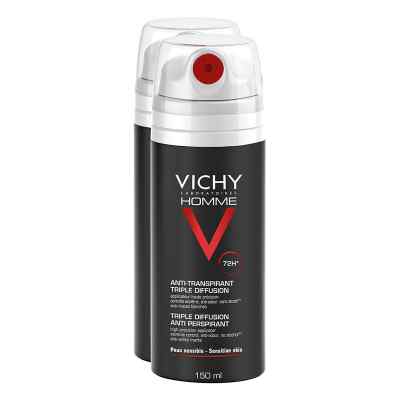Vichy Homme Deo Spray 72h 2X150 ml von L'Oreal Deutschland GmbH PZN 11162645