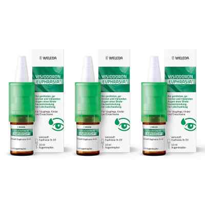 Visiodoron Euphrasia Augentropfen 3x10 ml von WELEDA AG PZN 08104180