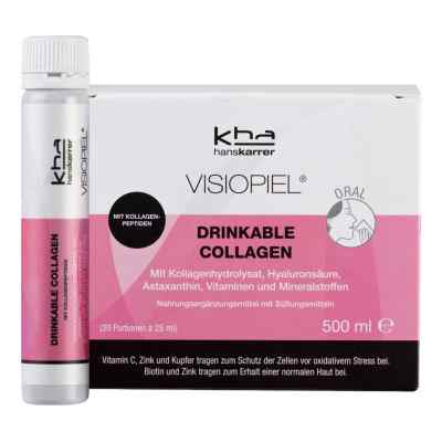 Visiopiel Drinkable Collagen 20X25 ml von Hans Karrer GmbH PZN 17240398