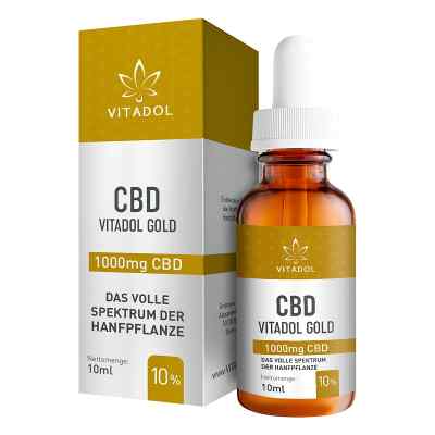 Vitadol Gold 10% Cbd Öl 10 ml von Endower GmbH PZN 16138893