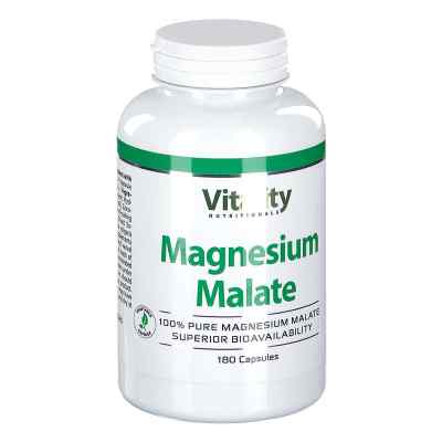 Vitality Nutritionals Magnesium Malat Kapseln 180 stk von Vision Healthcare B.V. PZN 18671427