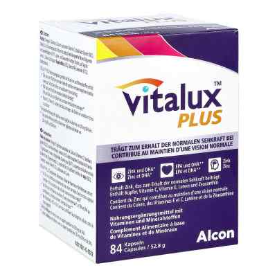 Vitalux Plus Kapseln 84 stk von Alcon Pharma GmbH PZN 18044848
