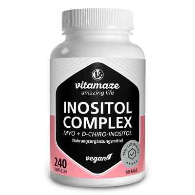 Vitamaze Inositol Complex Myo + D-Chiro-Inositol Kapseln  240 stk von Vitamaze GmbH PZN 20228403
