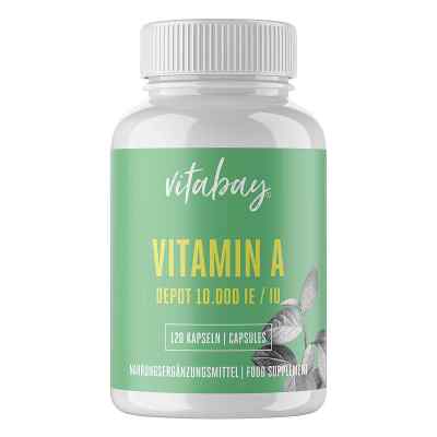 Vitamin A Depot 10.000 I.E. vegan Kapseln 120 stk von Vitabay CV PZN 18237837