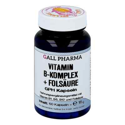 Vitamin B Komplex+folsäure Kapseln 60 stk von GALL-PHARMA GmbH PZN 03379603