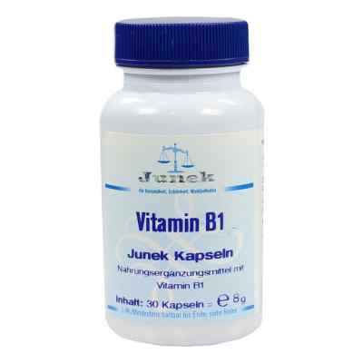 Vitamin B1 3,0 mg Junek Kapseln 30 stk von Bios Medical Services PZN 04132112