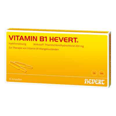 Vitamin B1 Hevert Ampullen 10 stk von Hevert-Arzneimittel GmbH & Co. K PZN 03919956