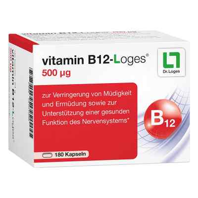 Vitamin B12-loges 500 µg Kapseln 180 stk von Dr. Loges + Co. GmbH PZN 19101092