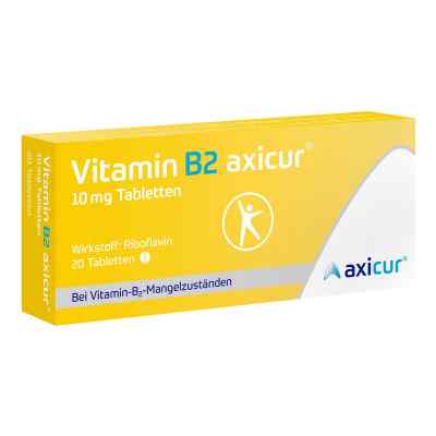 Vitamin B2 Axicur 10 Mg Tabletten 20 stk von axicorp Pharma GmbH PZN 17259529