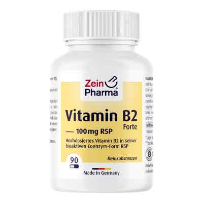 Vitamin B2 Forte 100 Mg Bioaktives R5p Kapseln 90 stk von Zein Pharma - Germany GmbH PZN 18055585
