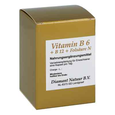 Vitamin B6+b12+folsäure N Kapseln 60 stk von FBK-Pharma GmbH PZN 12569248