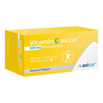 Vitamin C Axicur 500 Mg Filmtabletten 100 stk von  PZN 17260656