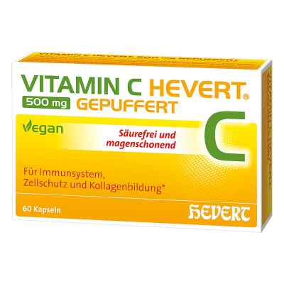 Vitamin C Hevert 500 Mg Gepuffert Kapseln 60 stk von Hevert-Arzneimittel GmbH & Co. KG PZN 18889959