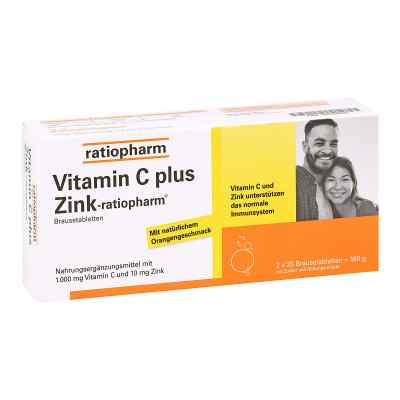 Vitamin C Plus Zink-ratiopharm Brausetabletten 40 stk von C. HEDENKAMP GMBH & Co. KG PZN 16120930