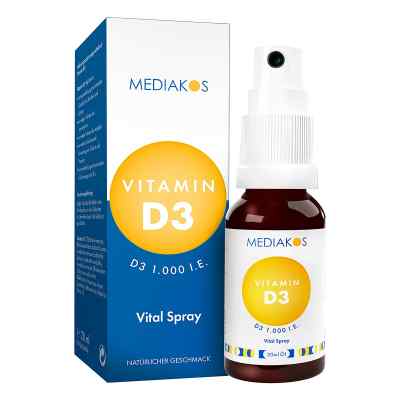 Vitamin D3 1000 I.e. Mediakos Vital Spray 20 ml von Mediakos GmbH PZN 18133285