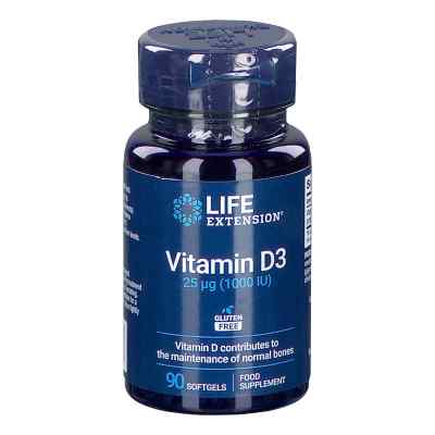 Vitamin D3 25 mg 1000 I.E. Weichkapseln 90 stk von Vitalized B.V. PZN 19740389