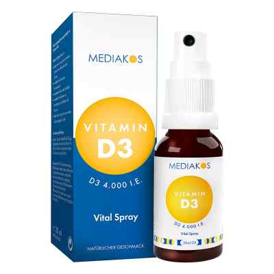 Vitamin D3 4000 I.e. Mediakos Vital Spray 20 ml von Mediakos GmbH PZN 18096704