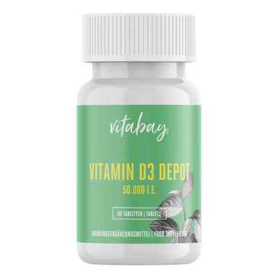 Vitamin D3 Depot 50.000 I.E. Cholecalciferol Tabletten 60 stk von Vitabay CV PZN 18211022