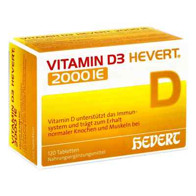 Vitamin D3 Hevert 2.000 I.e. Tabletten 120 stk von Hevert Arzneimittel GmbH & Co. K PZN 11295441