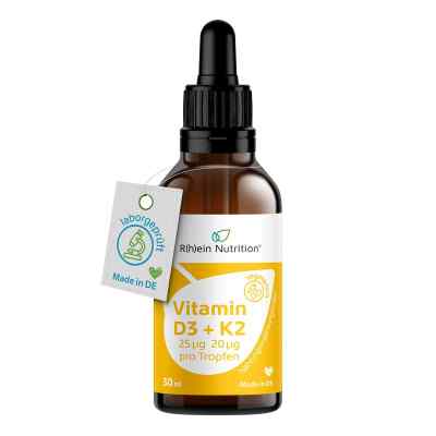 Vitamin D3+K2 Osteo Tropfen 30 ml von R(h)ein Nutrition & Health GmbH PZN 16393987