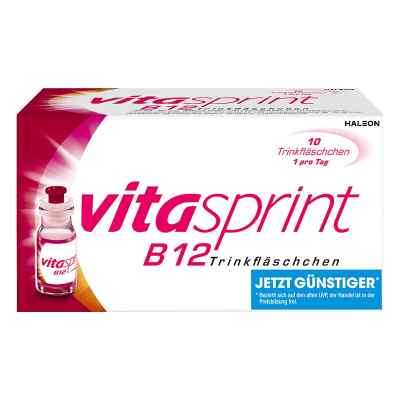 Vitasprint B12 Trinkfläschchen mit Vitamin B12 für mehr Energie 10 stk von GlaxoSmithKline Consumer Healthc PZN 01843551