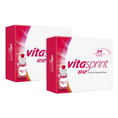 Vitasprint B12 Trinkfläschchen mit Vitamin B12 für mehr Energie 2x34 stk von GlaxoSmithKline GmbH & Co. KG PZN 08102208