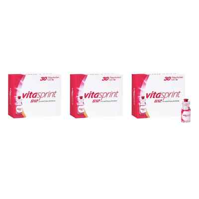 Vitasprint B12 Trinkfläschchen mit Vitamin B12 für mehr Energie 3x30 stk von Pfizer Consumer Healthcare GmbH PZN 08130203
