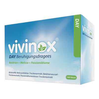 Vivinox Day Beruhigungsdragees Baldrian+Melisse+Passionsbl. 100 stk von Dr. Gerhard Mann PZN 01126950