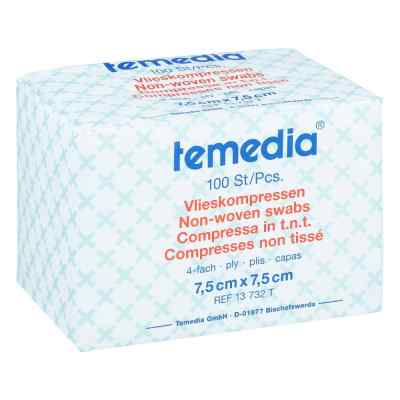Vlieskompressen 7,5x7,5 cm unsteril 4fach 100 stk von Holthaus Medical GmbH & Co. KG PZN 07280729