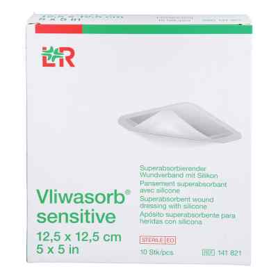 Vliwasorb Sensitive 12,5x12,5 Cm Superabsorb.wundv 10 stk von Lohmann & Rauscher GmbH & Co.KG PZN 16876349