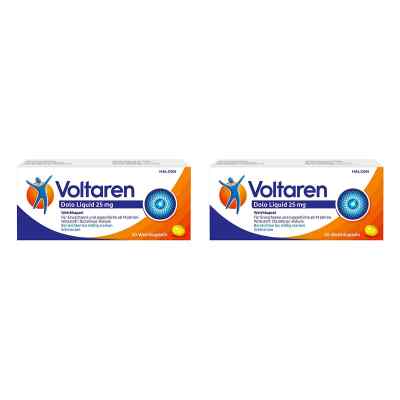 Voltaren Dolo Liquid 25mg Weichkapsel mit Diclofenac 2x20 stk von Haleon Germany GmbH PZN 08102261