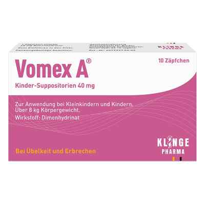 Vomex A Kinder Zäpfchen 40mg 