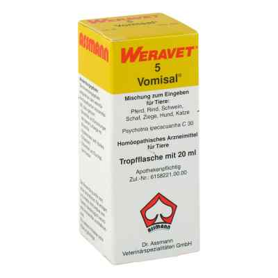 Vomisal 5 Tropfen veterinär 20 ml von Biokanol Pharma GmbH PZN 02538436