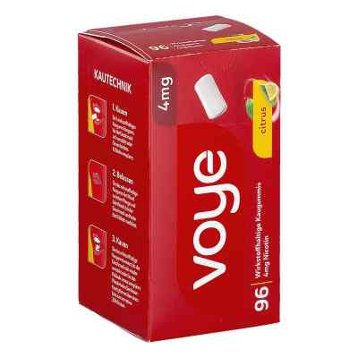 Voye Citrus 4 Mg Wirkstoffhalt.kaugummi M.nikotin 96 stk von Fertin Pharma A/S PZN 19114841