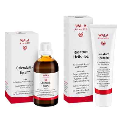 Wala Rosatum Heilsalbe + Calendula Essenz 1 Set von WALA Heilmittel GmbH PZN 08106471