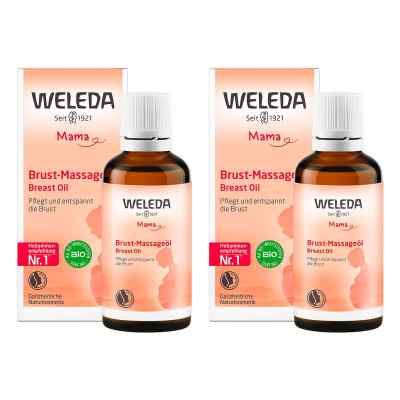 Weleda Brust-Massageöl 2x50 ml von WELEDA AG PZN 08104319