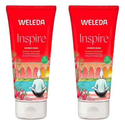 Weleda Inspire Shower Cream Granatapfel 2x200 ml von WELEDA AG PZN 08107010