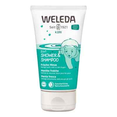Weleda Kids 2in1 Shower & Shampoo Frische Minze 150 ml von WELEDA AG PZN 13891420