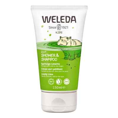 Weleda Kids 2in1 Shower & Shampoo Spritzige Limette 150 ml von WELEDA AG PZN 12387375