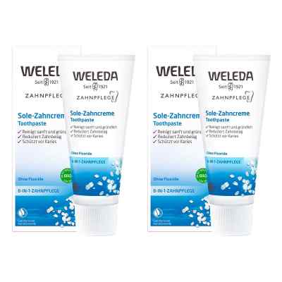 Weleda Sole Zahncreme 2x75 ml von WELEDA AG PZN 08104270