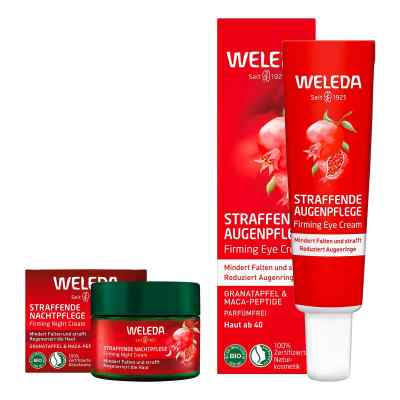 Weleda straffende Nachtpflege & Augenpflege Granatapfel & Maca 40+12 ml von WELEDA AG PZN 08106662