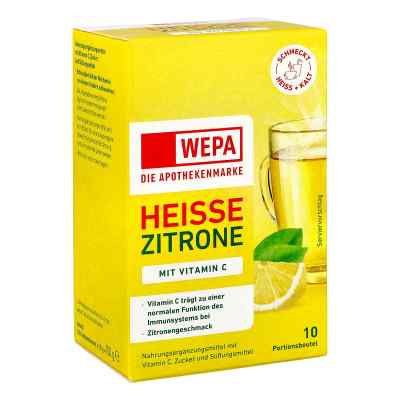 Wepa Heiße Zitrone+Vitamin C  10X10 g von WEPA Apothekenbedarf GmbH & Co K PZN 18336953