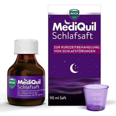 Wick MediQuil Schlafsaft 2,5 mg/ml Lösung 90 ml von WICK Pharma - Zweigniederlassung der Procter & Gam PZN 19885107