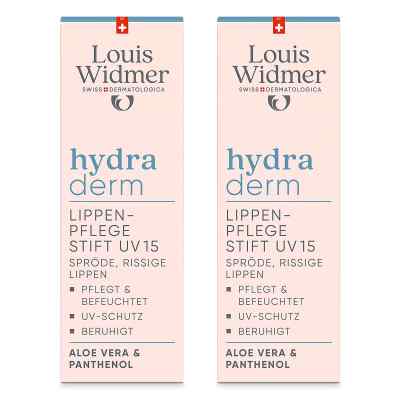 Widmer Lippenpflegestift Uv 15 Parfümiert 2x4.5 ml von LOUIS WIDMER GmbH PZN 08104875