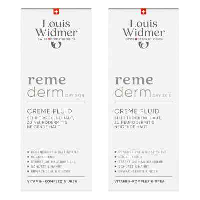Widmer Remederm Creme Fluide Leicht Parfümiert 2x200 ml von LOUIS WIDMER GmbH PZN 08104877