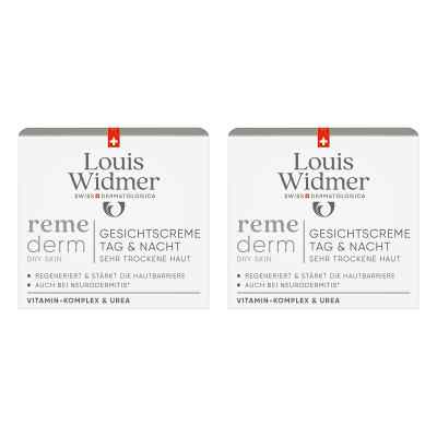 Widmer Remederm Gesichtscreme Leicht Parfümiert 2x50 ml von LOUIS WIDMER GmbH PZN 08104890