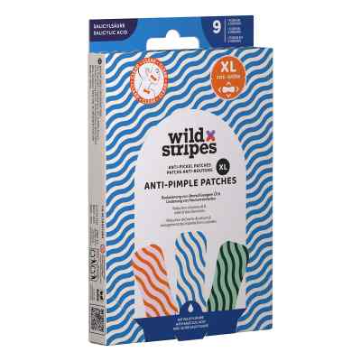 Wild Stripes Anti-Pimple Patches Xl Clear 9 stk von New Flag GmbH PZN 20051264