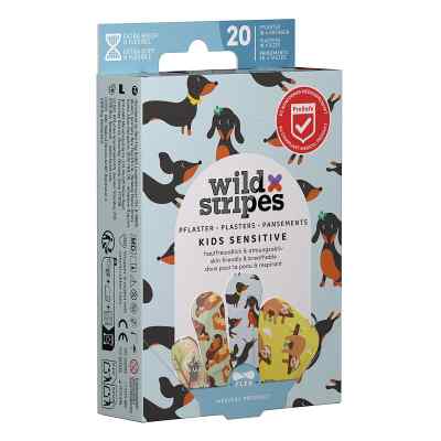 Wild Stripes Kids Sensitiv Animal Fun Pflaster 20 stk von New Flag GmbH PZN 19696151
