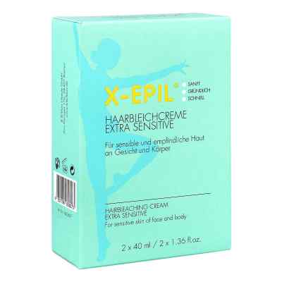 X-epil Haarbleichcreme 2X40 ml von B Brilliant Lifestyle GmbH PZN 01528507